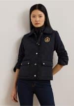 Clothes LAUREN RALPH LAUREN CREST PATCH DIAMOND QUILTED GILET