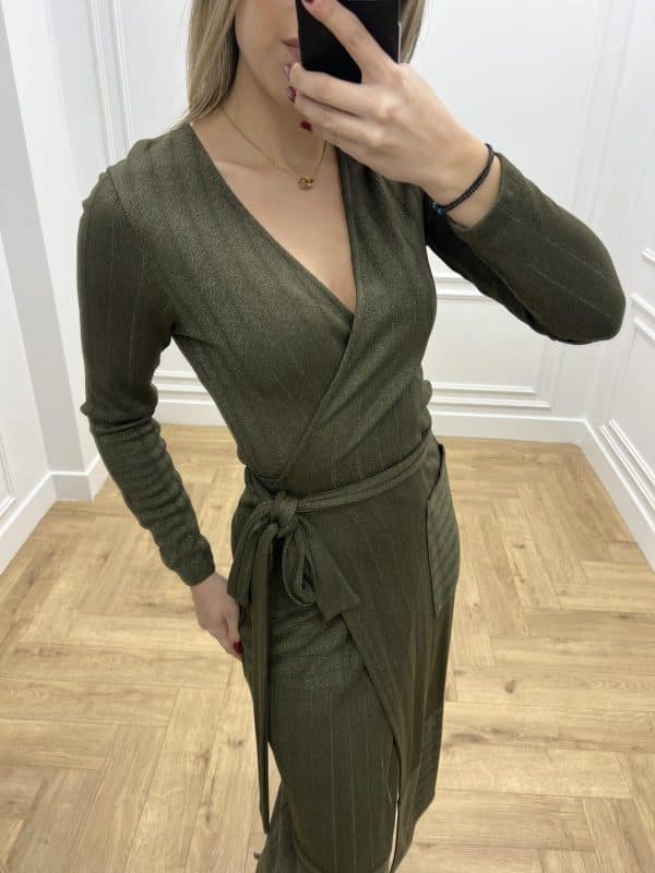 Clothes LACE OFFICIAL LUREX CROSSOVER DRESS