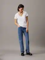 New Collection CALVIN KLEIN JEANS SLIM V NECK T-SHIRT