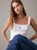 Clothes CALVIN KLEIN JEANS RIBBED TANK TOP
