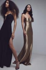 Clothes ALLURE EVENING SILK LONG DRESS