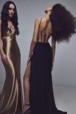 Clothes ALLURE EVENING SILK LONG DRESS
