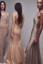 Clothes ALLURE EVENING METALLIC LONG DRESS