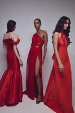 Clothes ALLURE EVENING ROSES LONG DRESS