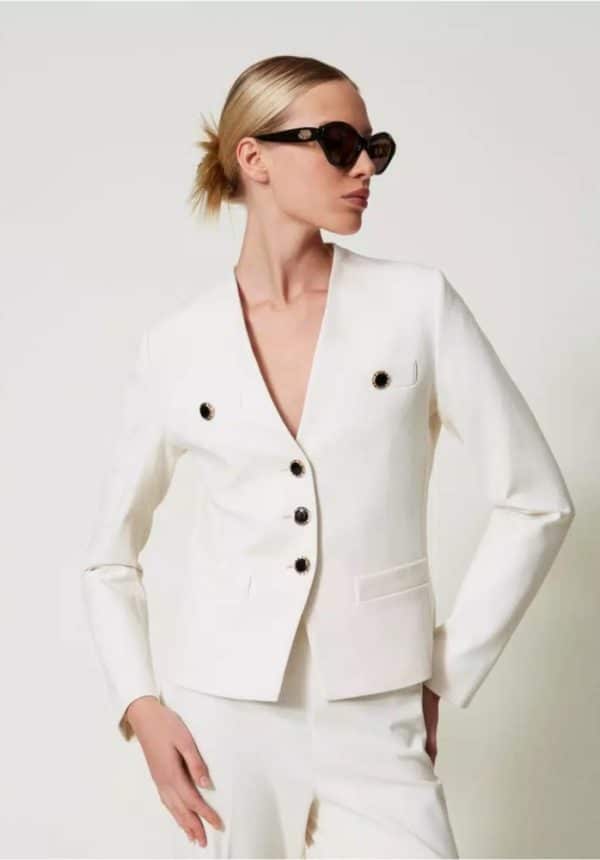 Clothing TWINSET SET WITH JEWEL BUTTONS