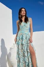 Clothes BE YOU RUFFLED MAXI DRESS