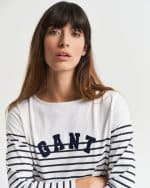 Clothing GANT BRETON STRIPED BOAT NECK T-SHIRT