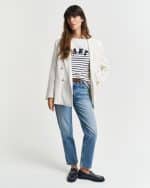 Clothing GANT BRETON STRIPED BOAT NECK T-SHIRT