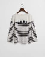Clothing GANT BRETON STRIPED BOAT NECK T-SHIRT