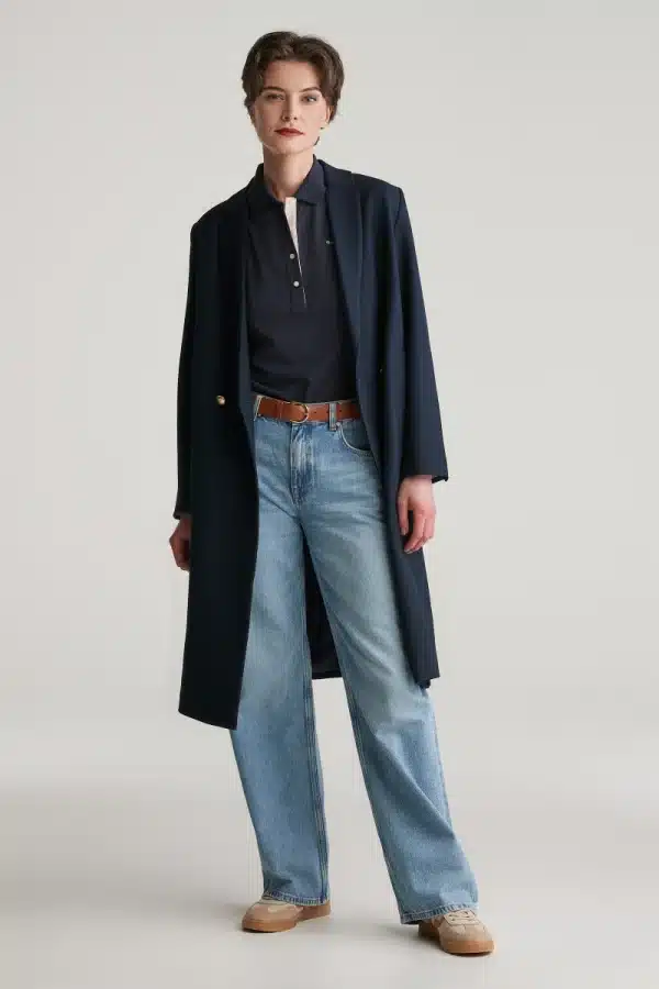 Clothes GANT CONTRAST COLLAR SLEEVELESS PIQUE TOP