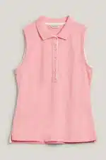 Clothes GANT CONTRAST COLLAR SLEEVELESS PIQUE TOP