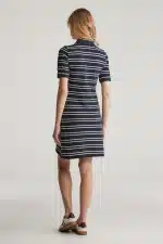Clothes GANT STRIPE SHIELD SHORTSLEEVED PIQUE POLO DRESS