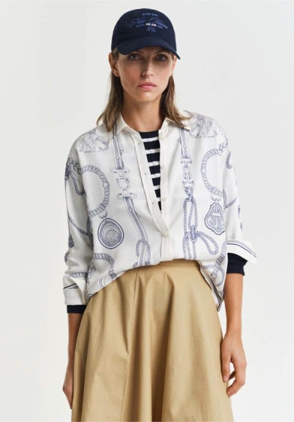 Clothes GANT RELAXED FIT SAILING PRINT SHIRT