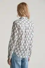 Clothes GANT ROPE PRINT COTTON VOILE SHIRT
