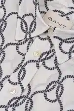 Clothes GANT ROPE PRINT COTTON VOILE SHIRT
