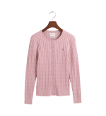 New collection GANT STRETCH COTTON CABLE CARDIGAN