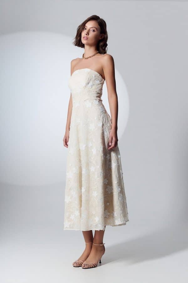 Sales BE YOU MIDI A LINE DRESS