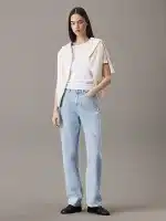Clothing CALVIN KLEIN JEANS HIGH RISE STRAIGHT JEANS