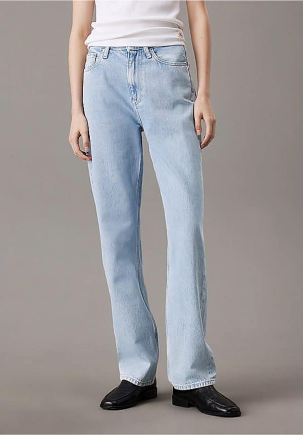 Clothes CALVIN KLEIN JEANS HIGH RISE STRAIGHT JEANS