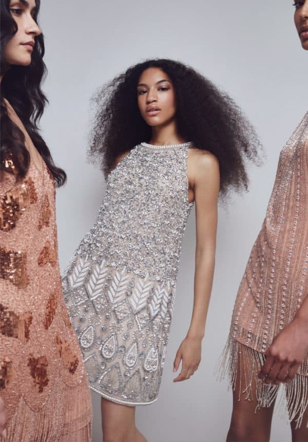 Clothes ALLURE EVENING EMBELLISHED MINI DRESS