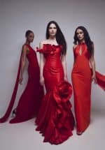 Clothes ALLURE EVENING ROSES LONG DRESS