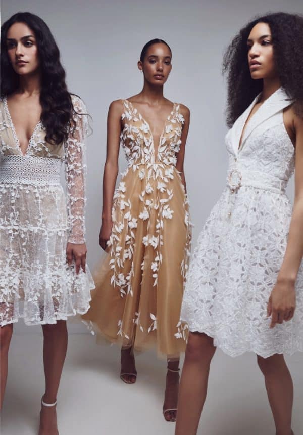 New Collection ALLURE EVENING NUDE MIDI DRESS