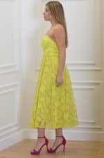 New Collection ALLURE EVENING STRAPLESS MIDI DRESS
