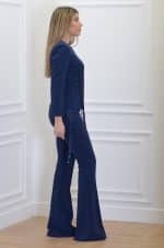 Evening wear ELISABETTA FRANCHI CRÊPE JACKET WITH CRISS CROSS LACES