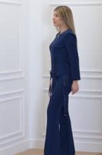 Evening wear ELISABETTA FRANCHI CRÊPE JACKET WITH CRISS CROSS LACES