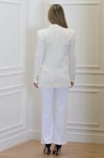 Clothes ELISABETTA FRANCHI CRÊPE JACKET WITH GOLDEN BUTTONS