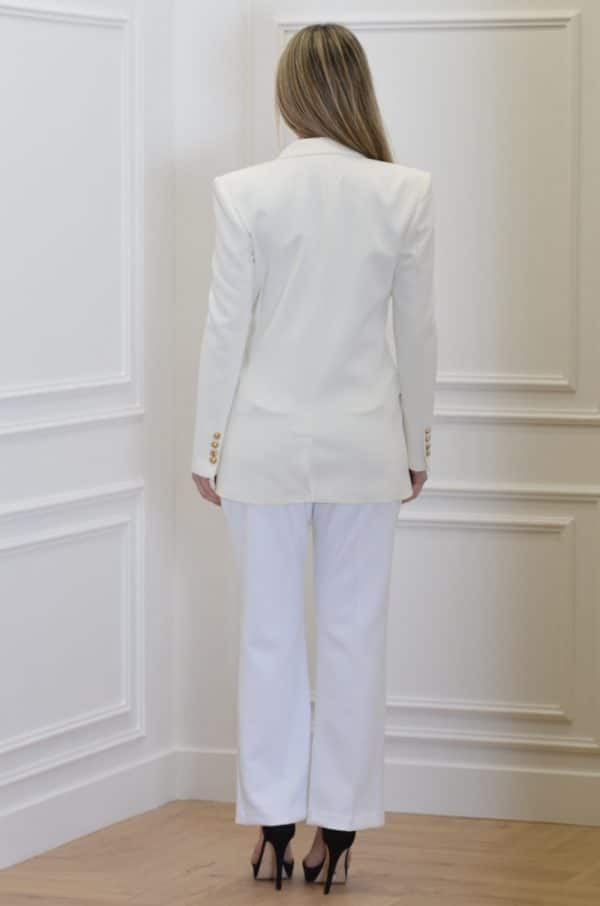 Clothes ELISABETTA FRANCHI CRÊPE JACKET WITH GOLDEN BUTTONS