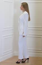 Clothes ELISABETTA FRANCHI CRÊPE SET WITH LOGO PLAQUE