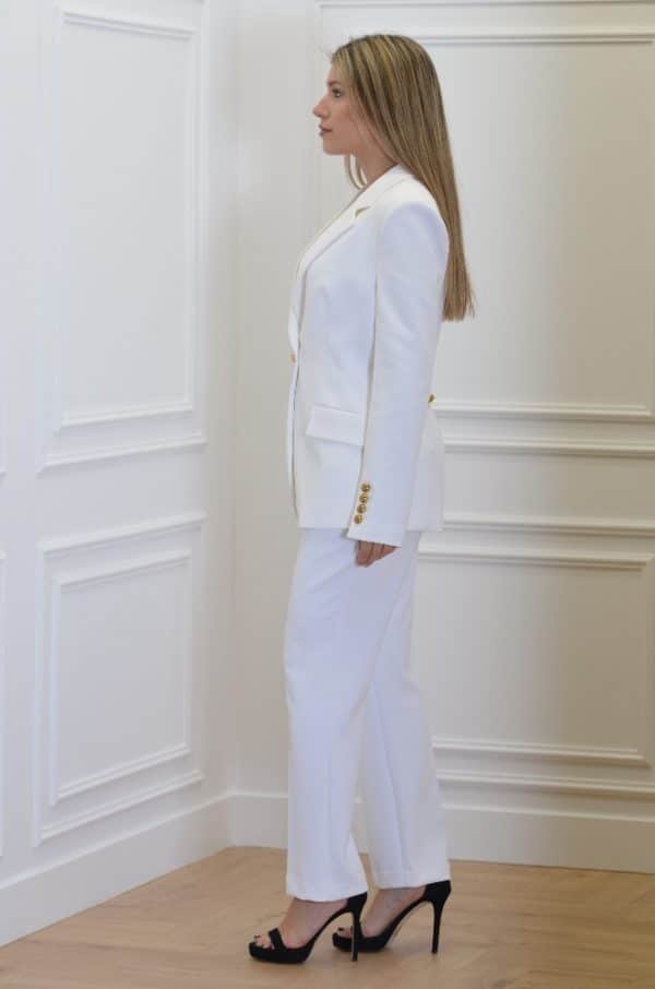 Clothes ELISABETTA FRANCHI CRÊPE SET WITH LOGO PLAQUE