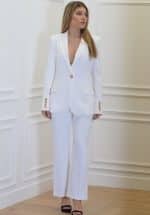 Clothes ELISABETTA FRANCHI CRÊPE SET WITH LOGO PLAQUE