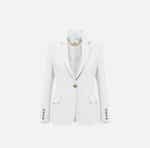Clothes ELISABETTA FRANCHI CRÊPE SET WITH LOGO PLAQUE