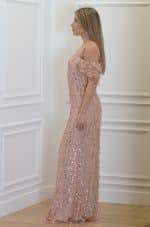 Clothes OPEN FASHION LONG DRESS WITH SEQUIN FRINGES