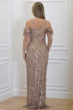 Clothes OPEN FASHION SEQUIN FRINGES LONG DRESS