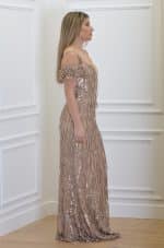 Clothes OPEN FASHION SEQUIN FRINGES LONG DRESS