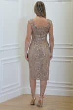 SUMMER SALES OPEN FASHION OFF SHOULDER MIDI SEQUIN DRESS