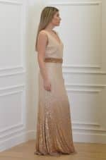 Clothes OPEN FASHION DEGRADED SEQUIN MAXI DRESS