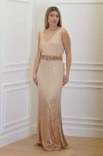 Clothes OPEN FASHION DEGRADED SEQUIN MAXI DRESS