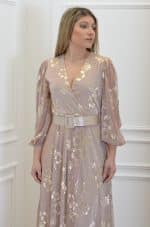 Clothes OPEN FASHION FLORAL LUREX DRESS