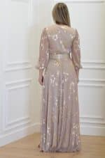 Clothes OPEN FASHION FLORAL LUREX DRESS