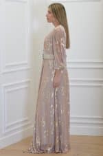 Clothes OPEN FASHION FLORAL LUREX DRESS