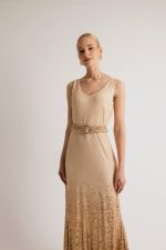 Clothes OPEN FASHION DEGRADED SEQUIN MAXI DRESS