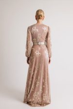 Clothes OPEN FASHION FLORAL LUREX DRESS