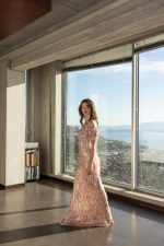 Clothes OPEN FASHION LONG DRESS WITH SEQUIN FRINGES