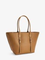 Bags MICHAEL KORS MOORE LARGE PEBBLED LEATHER TOTE BAG