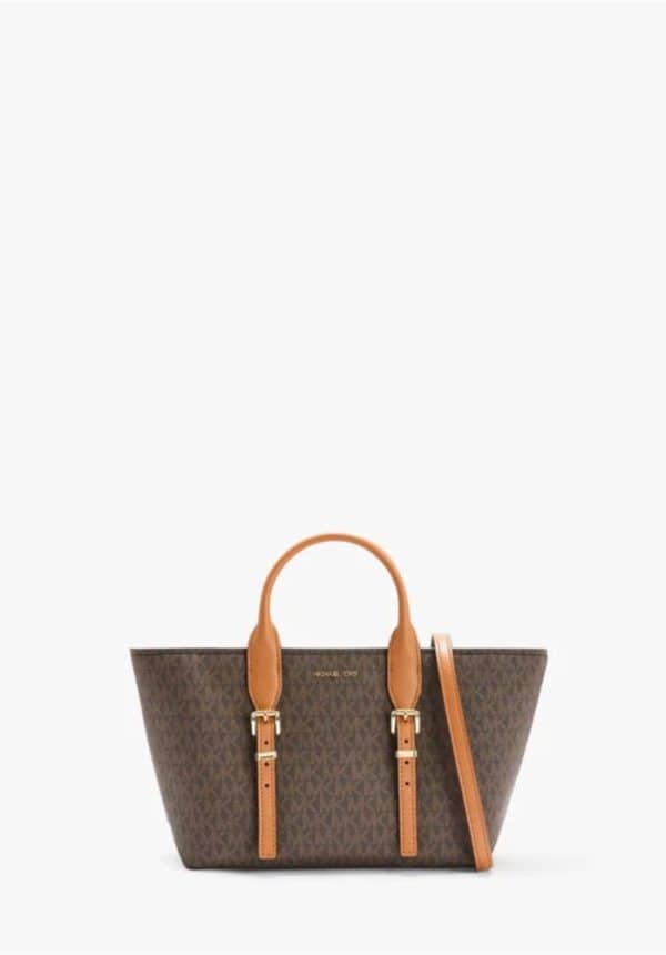 Bags MICHAEL KORS MOORE SMALL SIGNATURE LOGO SATCHEL