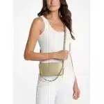 Bags MICHAEL KORS SMALL PALE GOLD CONVERTIBLE CROSSBODY POUCHETTE